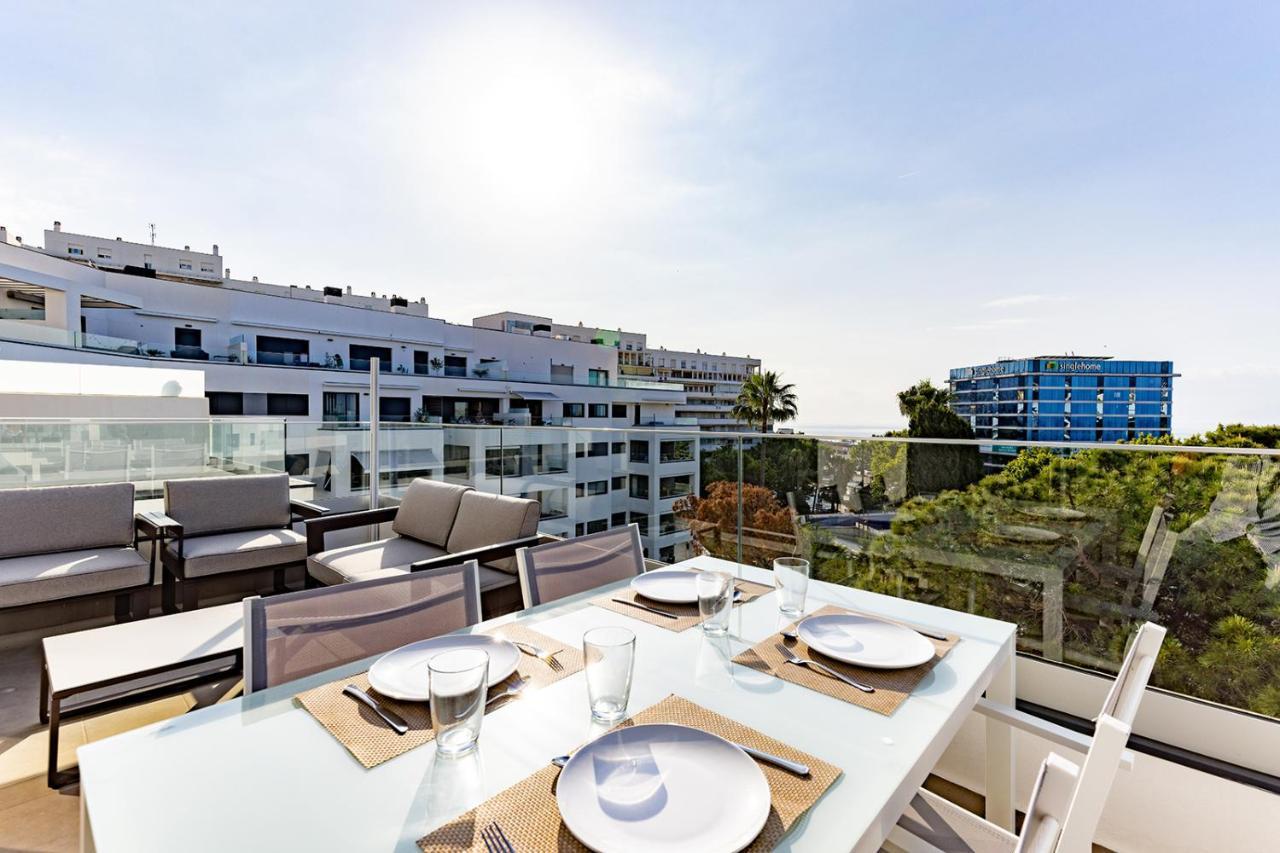 Brand New Apartment With Pool And Sea View In Marbella Ngoại thất bức ảnh